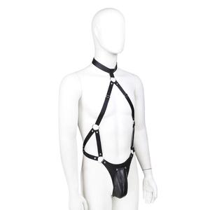 Costume Sexy da Uomo, Lingerie Erotica Gay, Cinture Elastiche con Jockstrap, Imbracatura per il Corpo Fetish SM, Biancheria Intima Bondage - Product Image 3