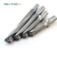 Outils de perçage pour métaux à refroidissement interne en forme de U à grande vitesse indexables personnalisables 3D 5D 6D 7D 8D 10D de 28 mm à 70 mm