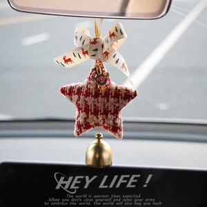Adornos Colgantes Hechos a Mano para el Interior del Automóvil, Colgante Personalizado para Mujer, Regalo Navideño, Adorno Brillante para el Automóvil de Forma Irregular - Product Image 2