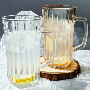 EPR <span class=keywords><strong>France</strong></span> Mug simple emballé Cadeau d'affaires Tasse à boire Tasse à bière Tasse à boisson froide <span class=keywords><strong>Bar</strong></span> à bière Tasse en verre à eau - Product Image 1