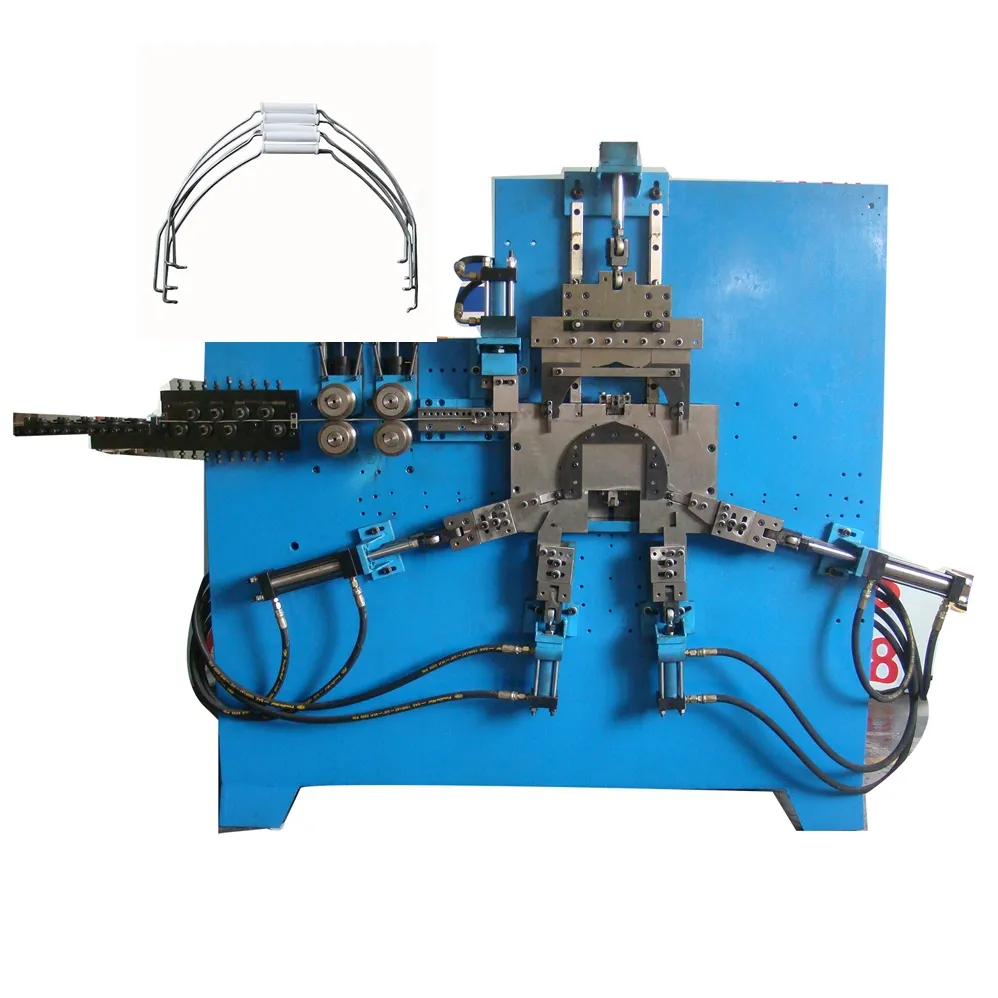 Máquina automática de dobra de aço hidráulico 3D, cabo de aço de alta qualidade personalizado, dobradeira de arame 2D