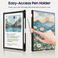 Casing Kindle Scribe 2025 Putih Polos Siap Cetak UV, Pelindung E-Reader, Desain Personal, Logo, Teks, OEM