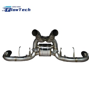 Échappement arrière haute performance en acier inoxydable pour McLaren 540/540C/570S/570GT 3.8 avec système de silencieux à soupapes - Product Image 2