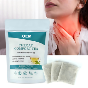Té Herbal Natural OEM para la Garganta, Mezcla de Stevia, Balsamo de Limón y Tomillo, Relajación Instantánea, 16 Bolsitas de Té, Caja de 48g - Product Image 1