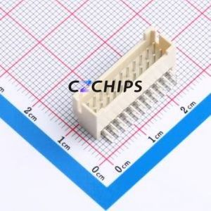 ZX-PHB2.0-2-11PWZ Wire-to-Board Pin Header Bent Lead Through Hole,P=2mm Connector 2x11P 2mm Right Angle Insert PHB - Product Image 1