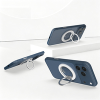 Support de téléphone portable universel pliable en alliage magnétique 360° avec fixation flexible pour tableau de bord de voiture et bureau