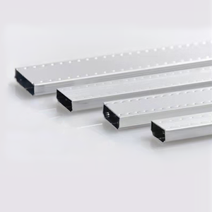 Barra espaciadora moderna de aluminio y vidrio con instalación por tornillos para vidrio aislante IGU, doble acristalamiento y puertas 8.5A 0.18 - Product Image 3