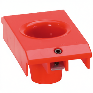 Douilles de support de cône Fervi pour extracteurs d'engrenages, en plastique rouge avec insert métallique - Product Image 2