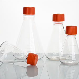 125 मिलीलीटर 250 मिलीलीटर 500 1000 मिली पॉली कार्बोनेट लैब त्रिकोणीय कोशिका संस्कृति हिलाएं। - Product Image 3