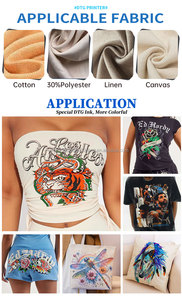 Imprimante DTG grand <span class=keywords><strong>format</strong></span> à une station Brother Head Imprimante textile DTG 5 couleurs Machine d'impression automatique de t-shirts - Product Image 5