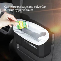 Boîte de rangement pour mouchoirs de voiture pour Tesla Model 3 / Model Y, poubelle pour dossier de siège, porte-gobelet, accessoires intérieurs de voiture