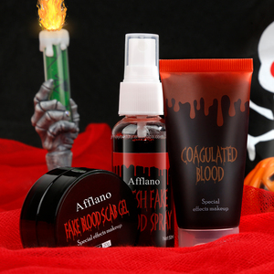 SFX maquillaje efectos especiales cicatrices falsas fiesta spray de <span class=keywords><strong>sangre</strong></span> falsa comestible gel de <span class=keywords><strong>sangre</strong></span> falsa <span class=keywords><strong>Halloween</strong></span> kit de maquillaje de <span class=keywords><strong>sangre</strong></span> falsa - Product Image 6