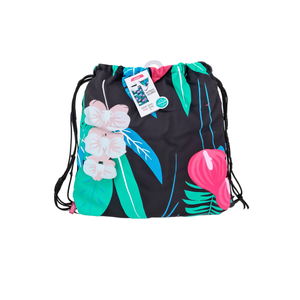 Zaino Casual con Coulisse 25C205003, Zaino Pieghevole in Cotone Oxford Personalizzabile, Leggero e Portatile per Uso Quotidiano e Stoccaggio - Product Image 1