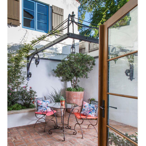 Tenda da Sole Classica <span class=keywords><strong>in</strong></span> <span class=keywords><strong>Ferro</strong></span> <span class=keywords><strong>Battuto</strong></span> per Camper, Impermeabile e Parasole - Product Image 3