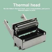 Impresora de Etiquetas Térmicas Dapper Integrada de 4 Pulgadas (110 mm) con Cortador Automático, USB+Serial (RS232/TTL), 24V