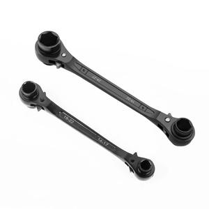Clé à cliquet double embout 4-en-1 14-27 mm, outil à main en acier à haute teneur en carbone de qualité industrielle, clé à douille, fourniture d'usine - Product Image 1
