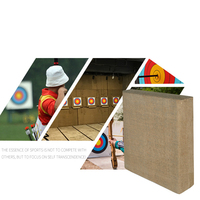 Cible de tir à l'arc en paille robuste pour la chasse, diamètre 50/60/80/100cm, pour arc, longbow, recurve, compétition de tir 3D