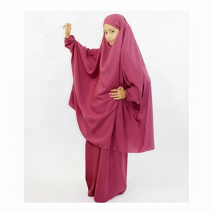 Abaya Infantil de Talla Grande, Transpirable, de Poliéster, para Ropa de Oración Islámica para Niños - Product Image 2