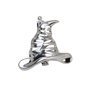 Pendentif chapeau magique en argent S925 pour Halloween, accessoire DIY avec cage 7-8, perle 2792 sans trou, support vide pour perles en vrac - Product Image 5