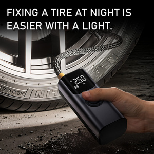 Máy bơm lốp ô tô điện mini di động với màn hình kỹ thuật số thông minh, máy nén khí điện, máy bơm hơi ô tô - Product Image 5