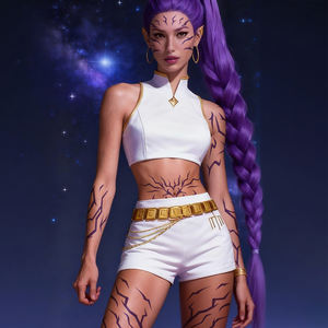 อนิเมะคู่รักและปาร์ตี้ที่กำหนดเองกลุ่มปีศาจ cosplayers สติกเกอร์สักชั่วคราว - Product Image 3