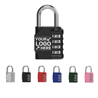 Candado con Combinación y Logotipo Personalizado, Candado de Seguridad de Aleación de Zinc con Código y Contraseña para Gimnasio, Maleta, Mochila, Gabinete, Puerta