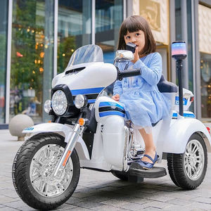 Yeni tasarım Unisex çocuklar için elektrikli motosiklet 12V Powered motosiklet 2-4 5-7 yaşında çocuk üç tekerlekli binmek araba - Product Image 3