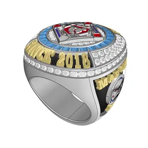 סיטונאי מותאם אישית בייסבול טבעת אליפות עיצוב מותאם אישית טבעת אלוף העולם שלך