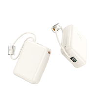 Batterie externe portable 20000 mAh 22,5 W à charge rapide avec affichage LED, sortie Type-C et entrée Micro USB, compatible usine