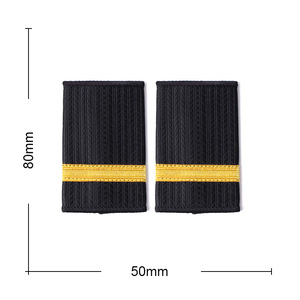 Shero Pilot Epaulette Charreteras y Hombreras Para Piloto Comercial Piloto Privado - Product Image 3