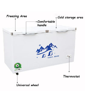 2025 pas cher chine crème glacée île profonde coffre stockage congélateur réfrigérants chambre froide avec serrure - Product Image 4