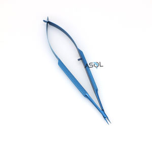 Pegangan jarum gunting operasi mikro Titanium baru melengkung Plus jahitan mengikat Forceps - Product Image 5