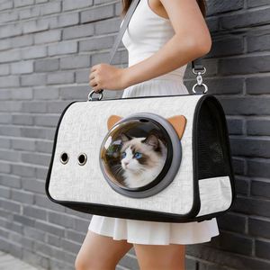Portable Cat <b>Carrier</b> Bag Breathable Space Capsule <b>Pet</b> Handbag for Small Cats Dogs Travel - Product Image 4