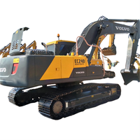 Mesin Penggali Crawler Volvo EC240 Bekas Stabilitas Tinggi EC240D Bermesin Turbo Untuk Kondisi Kerja Kompleks