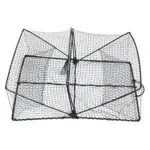 Cao sức mạnh nhựa tráng mùa xuân cua lồng PE ply Net câu cá bẫy nuôi trồng thủy sản thiết bị tôm hùm cua bẫy