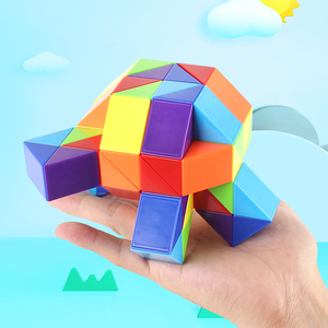 Chất lượng cao 36 gói cầu vồng ma thuật rắn não trêu ghẹo Đồ chơi rắn Fidget Đồ chơi khối Xoắn câu đố cho trẻ em - Product Image 4