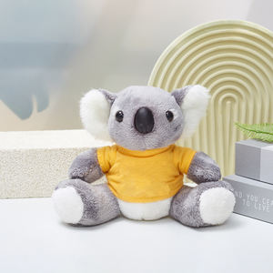 Plusies 19CM promosi LOGO kustom kanguru Koala hadiah sekolah wisuda Zoo Souvenir kaus kustom Logo mainan mewah murah - Product Image 4