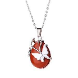 Kalung Liontin Kupu-kupu <span class=keywords><strong>Amethyst</strong></span> Alami, Kalung Batu Buatan Tangan, Perhiasan Elegan untuk Penyembuhan, Hadiah untuk Wanita - Product Image 5