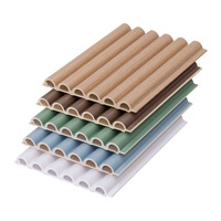 Paneles de pared de PVC WPC de estilo europeo moderno Diseño clásico con función impermeable Precio al por mayor Hojas de panel de pared para interior