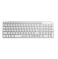 AIKUN Bureau Maison Utilisé Rechargeable En Aluminium BT Clavier Sans Fil-Commutateur À Ciseaux-Design Ultra Mince-Fonction Multimédia