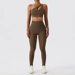 女性のためのファッションヨガセット女性のスポーツベストピラティスフィットネス服セクシーなジムの女の子のブラとパンティースーツ