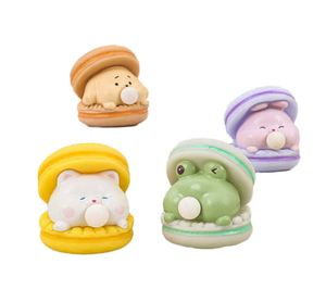 Jouet anti-stress personnalisé - Macaron à bulles - Hamburger de dessin animé à presser - Amusant pour le bureau et jouet Mochi - Product Image 1