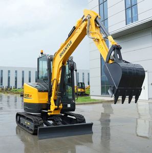 Mini-excavatrice Shantui SE36SR de 3,6 tonnes à bras court, moteur Yanmar, chenilles en caoutchouc, machine utilitaire compacte prête à être expédiée - Product Image 3