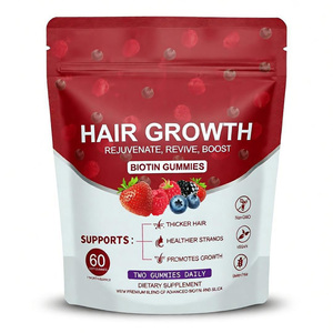 LUVVITA Gommose per <span class=keywords><strong>Capelli</strong></span> con Biotina, Vitamina C ed E, Rosmarino, Supporto per Pelle e <span class=keywords><strong>Unghie</strong></span> Sane, <span class=keywords><strong>Integratore</strong></span> per la Crescita dei <span class=keywords><strong>Capelli</strong></span> - Product Image 2