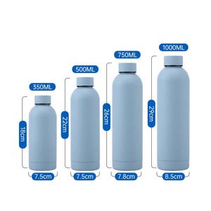 Deportes boca estrecha doble pared SS al aire libre aislado botellas de agua de acero inoxidable beber frascos de vacío para fitness - Product Image 2