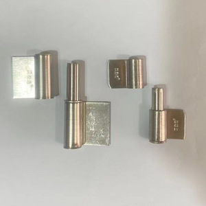 Charnière de porte en acier inoxydable non perforée, soudée, avec lame cylindrique, détachable, angle d'ouverture de 180 degrés - Product Image 1