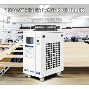 S&A 1500W CWFL-1500ANS03 Nueva Máquina de Corte Láser de Fibra con Enfriador de Agua de Doble Temperatura, Equipo Láser de 1064nm, Parte del Equipo, AC 1P - Product Image 2