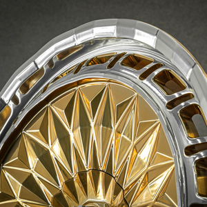 Jantes GPW 3 pièces forgées de luxe à découpe diamantée dorées VIP pour Rolls-Royce Phantom, <span class=keywords><strong>Bentley</strong></span> <span class=keywords><strong>Mulsanne</strong></span>, Maybach Pullman - Product Image 6