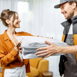 Bolsas de Correo Negras Recicladas Express con Logotipo Personalizado, Bolsas de Embalaje para Envío de Ropa, Sobres de Poliéster para Envíos - Product Image 5