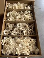 Fleurs de cerisier en bois de Sola faites à la main en gros pour diffuseur de parfum, bouteille de parfum, décoration intérieure